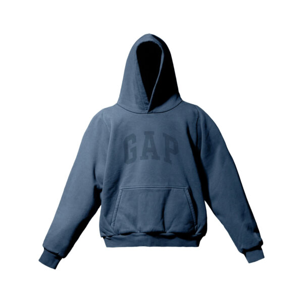 Yeezy Gap Engineered by Balenciaga Dove Shrunken Hoodie – Dark Blue