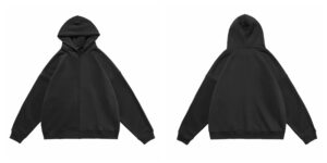 Season 6 Kanye West zip up Hoodie-Grey Black