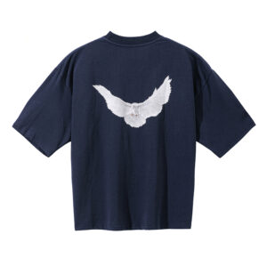 Yeezy Gap Engineered by Balenciaga Dove 3/4 Sleeve T-Shirt – Dark Blue